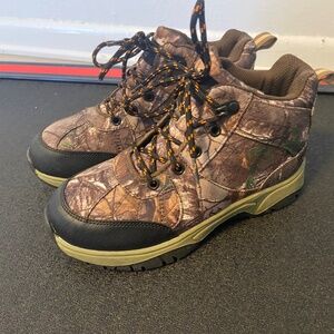 Boys Ozark Trail Outdoor Equipment hiking and camping boots. Gently used size 2